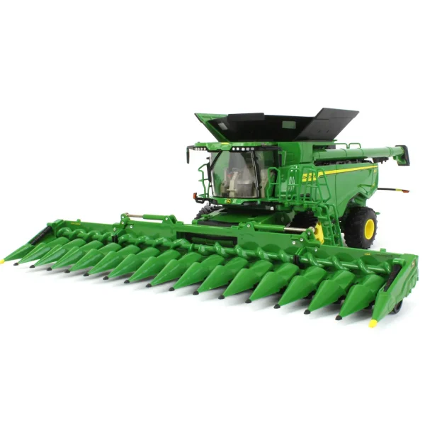 Manufacturer_ERTL Combines & Harvesters<1/32 John Deere X9 1000 Tracked Combine w/ Corn & Draper Heads, ERTL Prestige Collection
