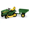 Manufacturer_ERTL Lawn & Garden<1/16 John Deere X324 with 4 Wheel Steer, 48 Mower Deck & Dump Cart