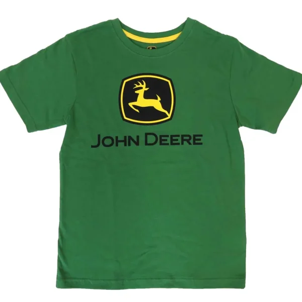 Outback Toys John Deere<John Deere Youth Green Trademark Short Sleeve Shirt