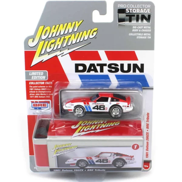 Manufacturer_Johnny Lightning Cars & Suvs<1/64 Johnny Lightning 1981 Datsun 280ZX, BRE Tribute #46