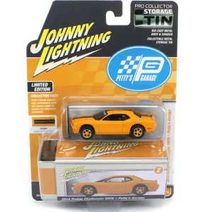 Manufacturer_Johnny Lightning Cars & Suvs<1/64 Johnny Lightning 2014 Dodge Challenger SRT8, Orange, Petty's Garage