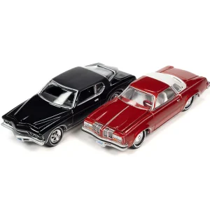 Manufacturer_Johnny Lightning Cars & Suvs<1/64 Johnny Lightning 1976 Oldsmobile Cutlass & 1972 Buick Riviera Super 70s Twin Pack