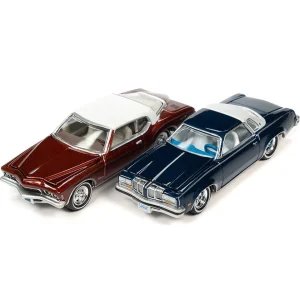 Manufacturer_Johnny Lightning Cars & Suvs<1/64 Johnny Lightning 1976 Oldsmobile Cutlass & 1972 Buick Riviera Super 70s Twin Pack