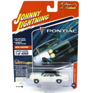 Manufacturer_Johnny Lightning Cars & Suvs<1/64 Johnny Lightning Classic Gold 2023 Release 1A - 1966 Pontiac GTO, Cameo Ivory