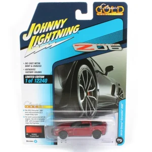 Manufacturer_Johnny Lightning Cars & Suvs<1/64 Johnny Lightning Classic Gold 2012 Chevrolet Corvette Z06, Crystal Red