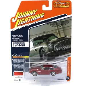Manufacturer_Johnny Lightning Cars & Suvs<1/64 Johnny Lightning Classic Gold 2023 Release 1A - 1966 Aston Martin DB5, Rossa Rubina Chiara