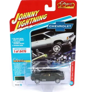 Manufacturer_Auto World Cars & Suvs<1/64 Johnny Lightning Classic Gold 2022 Release 3A - 1981 Chevrolet Citation X-1 Dark Green Metallic