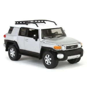 Manufacturer_Auto World Cars & Suvs<1/64 Johnny Lightning Classic Gold 2022 Release 3A - 2007 Toyota FJ Cruiser, Titanium Silver