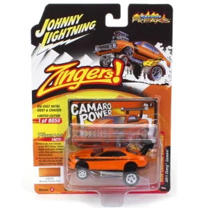Manufacturer_Auto World Cars & Suvs<1/64 Johnny Lightning Street Freaks 2022 Release 2A - 2011 Chevrolet Camaro, Zingers