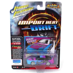 Manufacturer_Auto World Cars & Suvs<1/64 Johnny Lightning Street Freaks 2022 Release 2A - 1990 Nissan 240SX, Import Heat