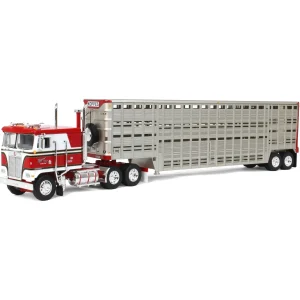 Manufacturer_DCP by First Gear Agricultural Trucks<1/64 Kenworth K100 COE Flattop w/ 45ft Vintage Wilson Livestock Trailer, Koppes Truck Line, DCP by First Gear