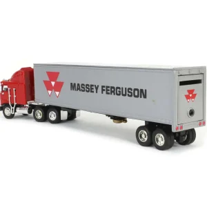 Manufacturer_SpecCast Airplanes & Banks | Box Trucks & Trailers<1/64 Kenworth K100E COE Semi with Massey Ferguson Box Trailer Bank