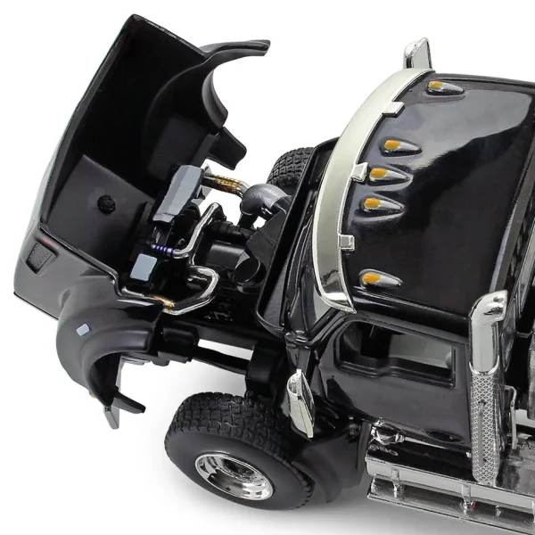 Manufacturer_First Gear, Inc. Dump Trucks<1/50 Kenworth T880, Black and Chrome, with East Genesis End Dump Trailer by First Gear