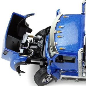 Manufacturer_First Gear, Inc. Dump Trucks<1/50 Kenworth T880, Blue, with East Genesis End Dump Trailer by First Gear