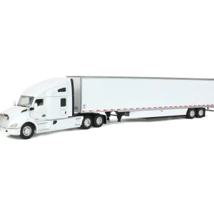 Manufacturer_DCP by First Gear Box Trucks & Trailers<1/64 Kenworth T680 76in High-Roof Sleeper with 53ft Utility Trailer, DCP by First Gear