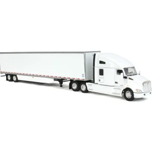Manufacturer_DCP by First Gear Box Trucks & Trailers<1/64 Kenworth T680 76in High-Roof Sleeper with 53ft Utility Trailer, DCP by First Gear
