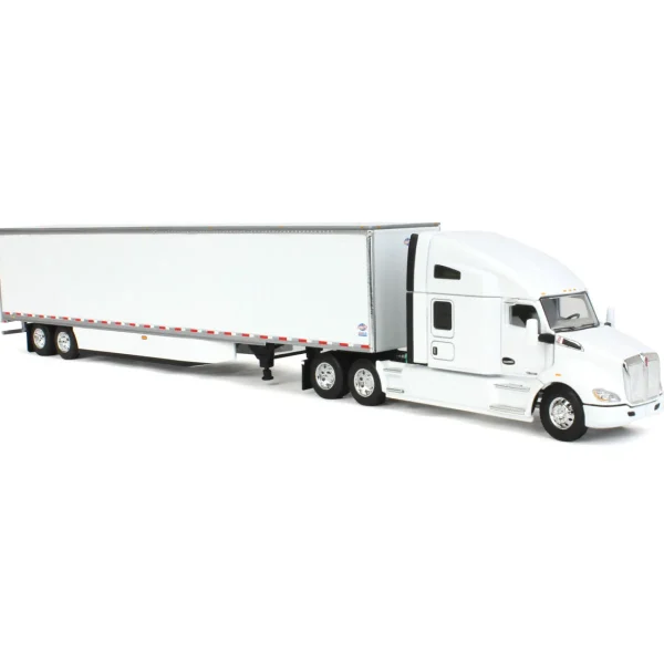 Manufacturer_DCP by First Gear Box Trucks & Trailers<1/64 Kenworth T680 76in High-Roof Sleeper with 53ft Utility Trailer, DCP by First Gear