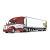 Manufacturer_DCP by First Gear Tow & Straight Trucks<1/64 Kenworth T680 78" High-Roof Sleeper w/ 53' Utility Trailer, Eagle Eye Produce, DCP by First Gear