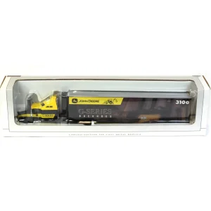 Manufacturer_SpecCast Box Trucks & Trailers<1/64 Kenworth T600 with John Deere G-Series Backhoes Box Trailer