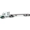 Manufacturer_DCP by First Gear Lowboys & Flatbeds<1/64 Kenworth T680 with Spread-Axle Flatbed Trailer, Evergreen Industries, DCP by First Gear