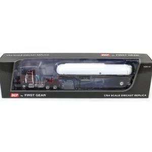 Manufacturer_DCP by First Gear Tanker Trucks<1/64 Kenworth T800 with Tandem Axle Propane Tanker, Burgundy & Black, DCP by First Gear