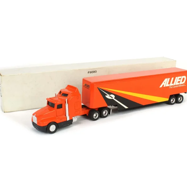 Manufacturer_ERTL Box Trucks & Trailers<1/64 Kenworth T600A Truck with Allied Moving Trailer