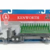 Manufacturer_ERTL Lowboys & Flatbeds<1/64 Kenworth Tractor Trailer with 12 Row Corn Head Load, ERTL 60th Anniversary