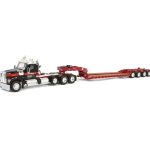 Manufacturer_DCP by First Gear Lowboys & Flatbeds<1/64 Kenworth W990 with Tri-axle Fontaine Magnitude Lowboy Trailer, Mammoet, DCP by First Gear