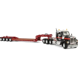 Manufacturer_DCP by First Gear Lowboys & Flatbeds<1/64 Kenworth W990 with Tri-axle Fontaine Magnitude Lowboy Trailer, Mammoet, DCP by First Gear