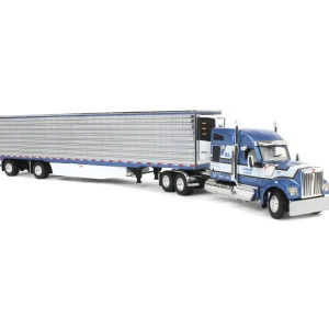 Manufacturer_DCP by First Gear Box Trucks & Trailers<1/64 Kenworth W990 with Utility Reefer Trailer, W.D. Potato Limited, DCP by First Gear