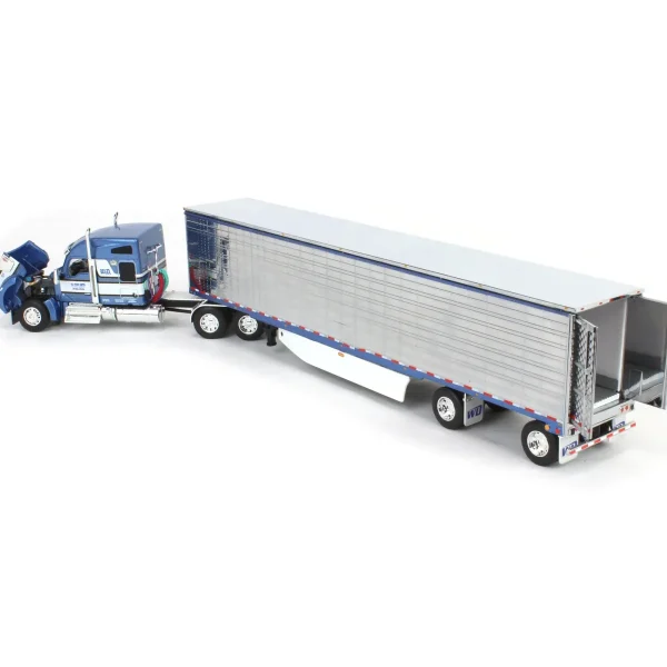 Manufacturer_DCP by First Gear Box Trucks & Trailers<1/64 Kenworth W990 with Utility Reefer Trailer, W.D. Potato Limited, DCP by First Gear