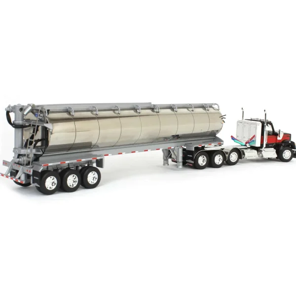 Manufacturer_DCP by First Gear Tanker Trucks<1/64 Kenworth W990 with Walinga Tandem Feed Trailer, Red/Black, DCP by First Gear