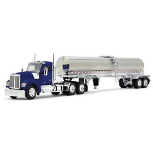Manufacturer_DCP by First Gear Tanker Trucks<1/64 Kenworth W990 with Walker Milk Tank Trailer, Viper Blue, DCP by First Gear