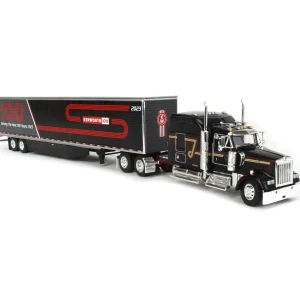 Manufacturer_DCP by First Gear Box Trucks & Trailers<1/64 Kenworth W900L & 53' Utility Trailer w/ Skirts, Kenworth 100th Anniversary, DCP by First Gear