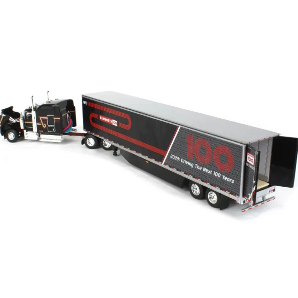 Manufacturer_DCP by First Gear Box Trucks & Trailers<1/64 Kenworth W900L & 53' Utility Trailer w/ Skirts, Kenworth 100th Anniversary, DCP by First Gear