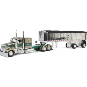 Manufacturer_DCP by First Gear Dump Trucks<1/64 Kenworth W900L with MAC Dump Trailer, D&D Hauling & Excavating, DCP by First Gear