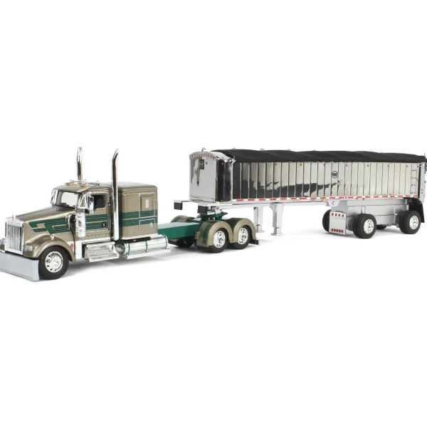 Manufacturer_DCP by First Gear Dump Trucks<1/64 Kenworth W900L with MAC Dump Trailer, D&D Hauling & Excavating, DCP by First Gear