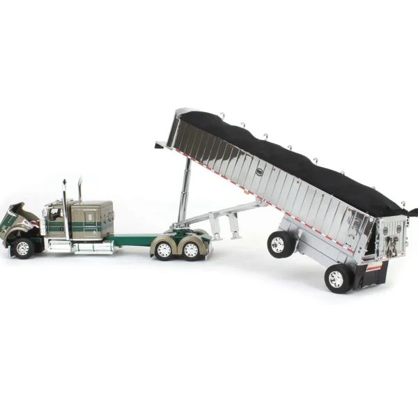 Manufacturer_DCP by First Gear Dump Trucks<1/64 Kenworth W900L with MAC Dump Trailer, D&D Hauling & Excavating, DCP by First Gear