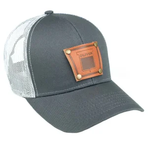 Outback Toys Agco, Allis, Massey & More<Keystone Oliver Riveted Logo Gray Mesh Back Cap