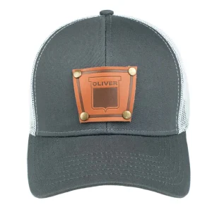 Outback Toys Agco, Allis, Massey & More<Keystone Oliver Riveted Logo Gray Mesh Back Cap
