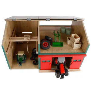 Manufacturer_Universal Hobbies Wooden Barns & Large Accessories<1/32 Kids Globe Workshop with Storage
