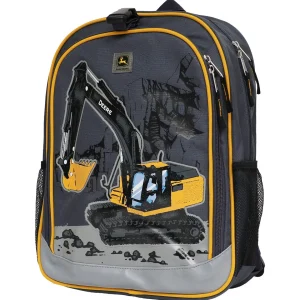 Outback Toys Backpacks & Bags<Kids Ombre Blue John Deere Excavator Backpack & Lunchbox