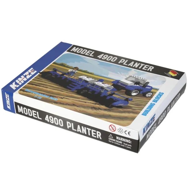 Outback Toys Games & Puzzles | Preschool Playroom<Kinze Tractor & 4900 Planter Building Blocks Set