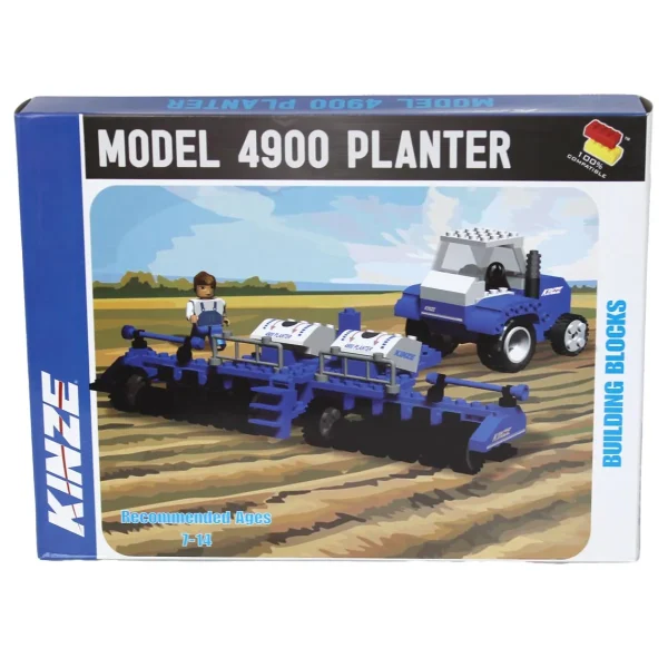 Outback Toys Games & Puzzles | Preschool Playroom<Kinze Tractor & 4900 Planter Building Blocks Set
