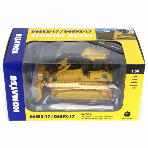 Manufacturer_First Gear, Inc. Crawlers & Dozers<1/50 KOMATSU D65PX-17 Dozer with Hitch by 1st Gear