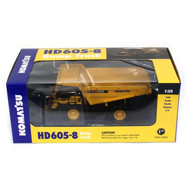 Manufacturer_First Gear, Inc. Dump Trucks<1/50 Komatsu HD605-8 Dump Truck by First Gear