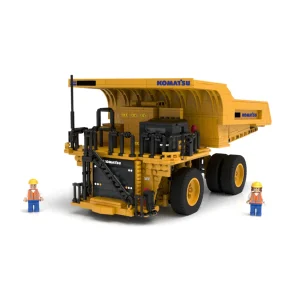 Manufacturer_First Gear, Inc. Dump Trucks<Komatsu Mining Dump 1256+ Piece Building Block Set by First Gear, Inc.
