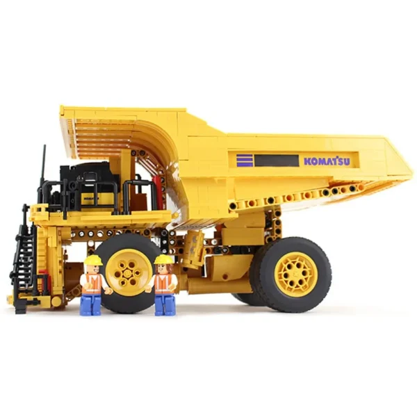 Manufacturer_First Gear, Inc. Dump Trucks<Komatsu Mining Dump 1256+ Piece Building Block Set by First Gear, Inc.