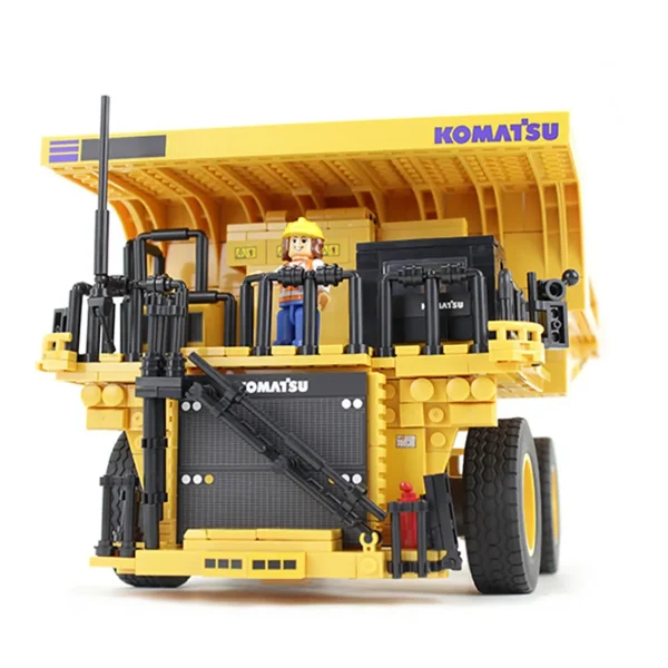 Manufacturer_First Gear, Inc. Dump Trucks<Komatsu Mining Dump 1256+ Piece Building Block Set by First Gear, Inc.