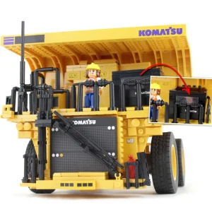 Manufacturer_First Gear, Inc. Dump Trucks<Komatsu Mining Dump 1256+ Piece Building Block Set by First Gear, Inc.